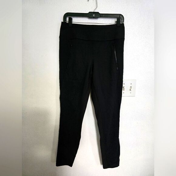 Athleta Peak Hybrid Fleece Tight In Black Size Medium - Picture 2 of 13